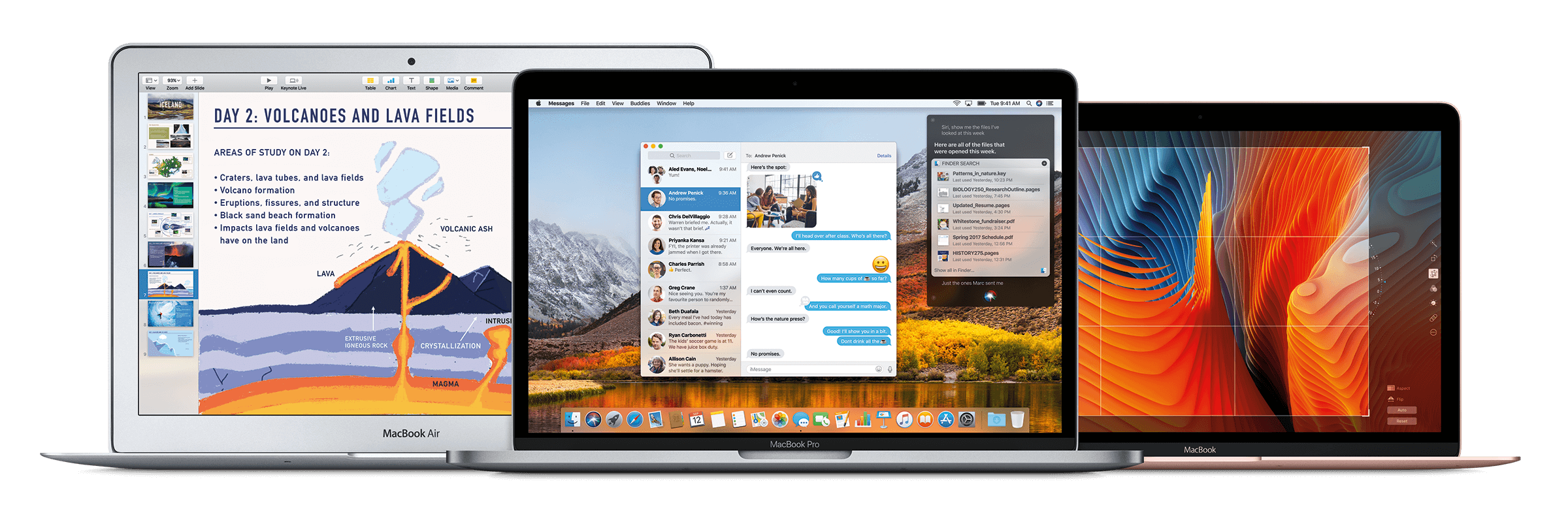 MacBook 3up