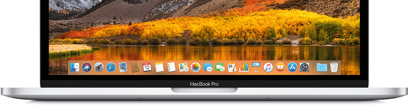 MacBook Pro macOS Dock